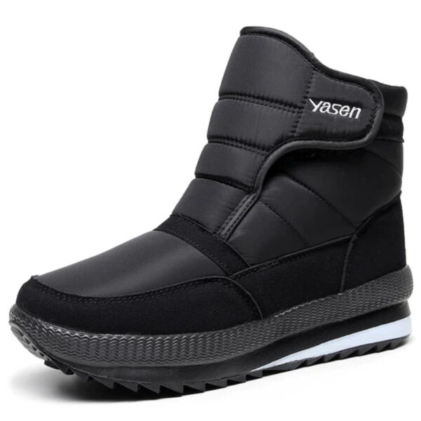men winter thick boots black
