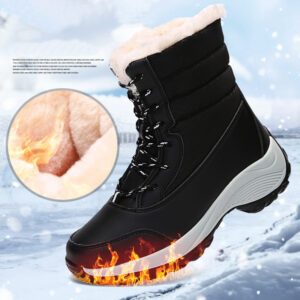 Women Waterproof Non Slip Winter Boots with Thick Plush Lining