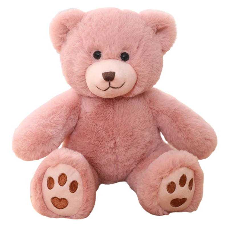 plush teddy bear pink
