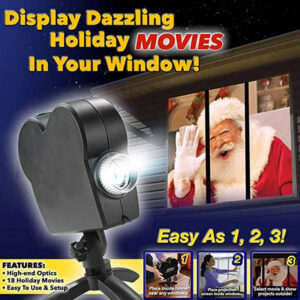 USB Rechargeable LED Light Display Window Projector