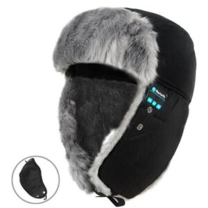 Winter Bluetooth Bomber Hat