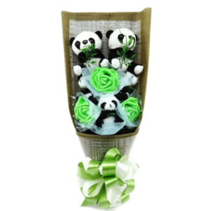 Panda Bear Bouquet with Gift Box