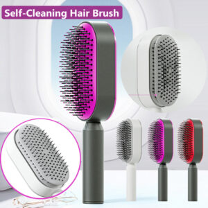 Self Cleaning Anti Static Hair Brush