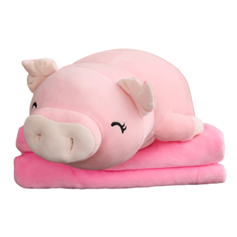 pig pillow pink