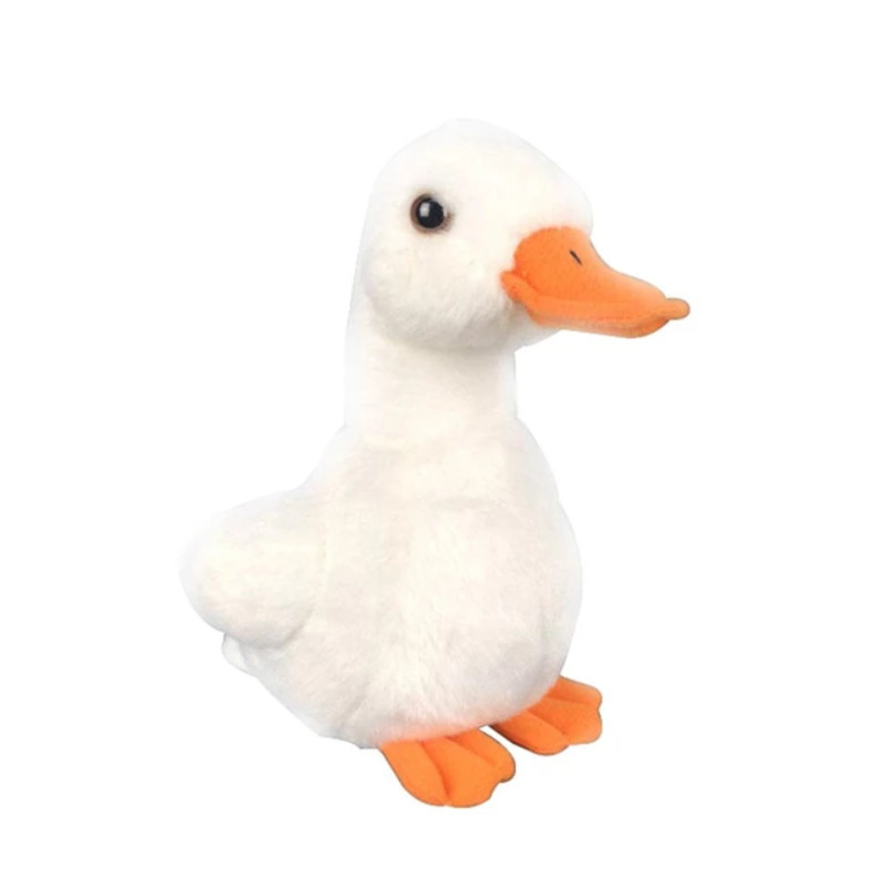 plush duck white