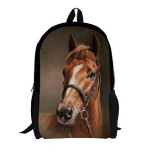 Student Backpack with Horse