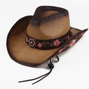 Embroidered Western Hat