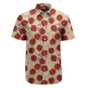 Men’s Short Sleeve Pepperoni Pizza Shirt