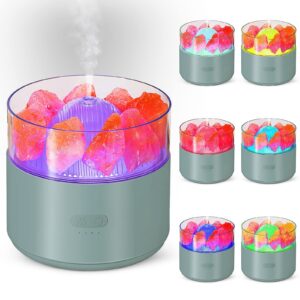 Crystal Salt Aroma Diffuser Air Humidifier with Ambient Light