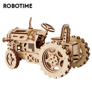 DIY 3D Wooden Tractor Model