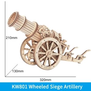 DIY 3D Wooden Siege Heavy Ballista Model Kit