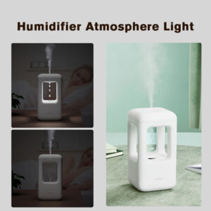 Quiet Anti-Gravity Water Drop Air Humidifier with Atmosphere Light