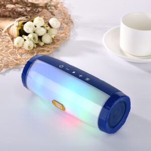 Powerful Portable Bluetooth Speaker with High Bass, HIFI, TF, FM Radio, LED Light – Perfect for Outdoor Use