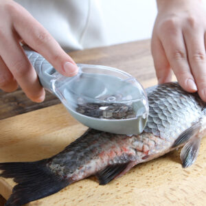 Effortlessly Remove Fish Scales with the Quick-Disassembly Fish Skin Brush Grater and Scaler
