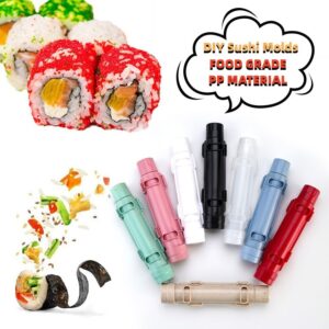 Effortlessly Create Delicious Sushi Rolls at Home with Kitchen DIY Sushi Maker Tool