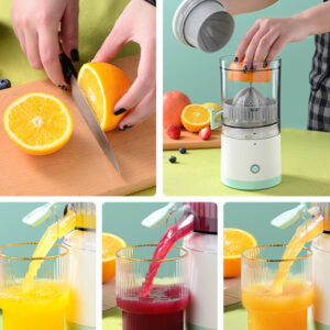 Rechargeable USB Mini Juicer A Portable and Efficient Blender for Fresh Fruit and Juice on-the-go