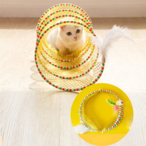 Foldable Cat Tunnel Toy