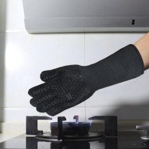 High Temperature Resistant Anti-Scalding and Anti-Cut BBQ and Oven Gloves