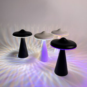 Creative Atmosphere UFO Night Light Decoration with USB Charger and LED Lights