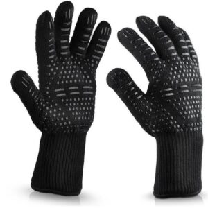 High Temperature Resistant Anti-Scalding and Anti-Cut BBQ and Oven Gloves