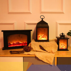Bring the Warmth of a Carbon Fire to Your Home with Dynamic Fireplace Hanging Lights