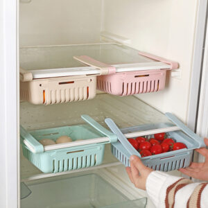 Retractable Drawer Refrigerator Storage Box