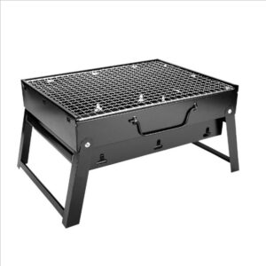 Portable Foldable Charcoal BBQ Grill – Large Outdoor Barbecue for Barbecuing On-The-Go
