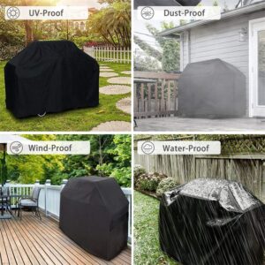 Durable Waterproof BBQ Cover for Gas, Charcoal, and Electric Grills – Protects from Rain, Dust, and UV Rays