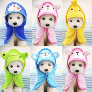 Make Bath Time a Breeze with Our Cute and Cozy Dog Towel Blanket