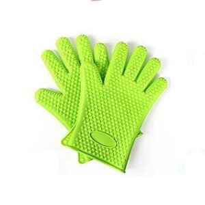 Food Grade Silicone Heat Resistant BBQ Glove and Oven Mitt
