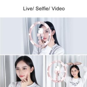 Portable LED Selfie Ring Light for High-Quality Photos, Live Videos, and Vlogs