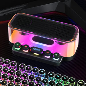 Smart Bluetooth Speaker with Small Cloud Design and Large Volume Control Button in Punk Style