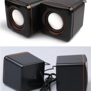 Compact Desktop Speakers with USB Connectivity