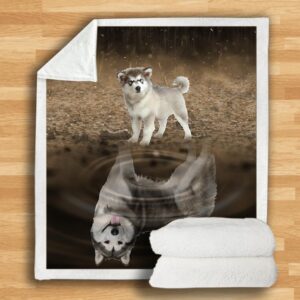 Cozy up with our 3D Double-Sided Flannel Pet Blanket