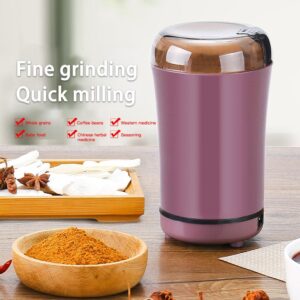 Mini Portable Electric Grinder for Coffee Beans, Herbs, Spices, Nuts, Grains, and Flour Powder