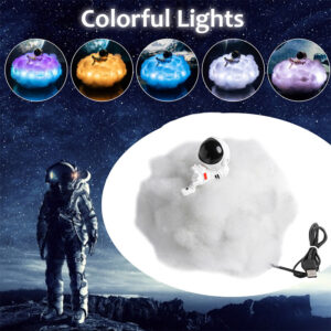 LED Rainbow Effect Astronaut Lamp – Perfect as a Children’s Night Light or Home Decor