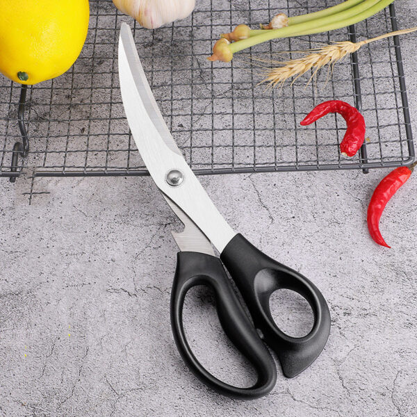 Korean BBQ Scissors Tongs Set for Grilling and Serving Meat - Image 5