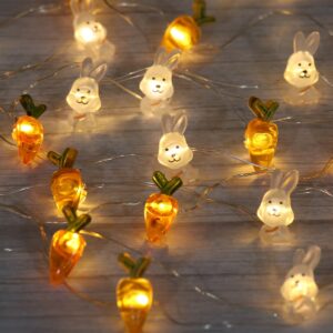LED Bunny String Lights – Perfect for Home and Carrot-Themed Celebrations!