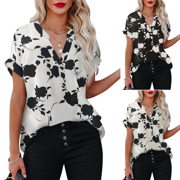 Shirt with Floral Print