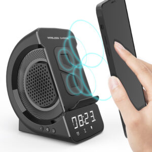 Wireless Charging Portable Bluetooth Speaker featuring FM Radio