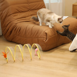 Foldable Cat Tunnel Toy for Agile Felines