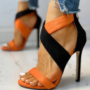 Women’s Fashionable Sandals with Chic Color Combinations