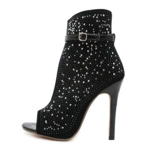 Elevate Your Look with Rhinestone Buckle Strap Sandals for Women