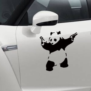 Add Some Adorable Charm to Your Car with a Panda Bear Sticker