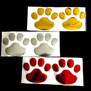 Add a Touch of Playfulness to Your Car with 3D PVC Paw Sticker