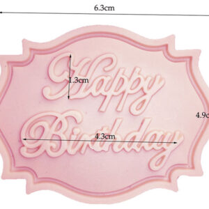 Celebrate in Style with our Happy Birthday Silicone Mold