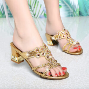 Step into Fashion with Romanesque Sandals Medium Heel for Women