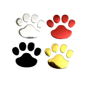 Add a Touch of Playfulness to Your Car with 3D PVC Paw Sticker