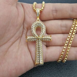 Channel the Power of the Ancient Egyptians with the Men’s Egyptian Ankh Cross Pendant