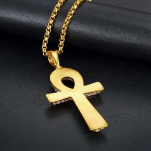 Channel the Power of the Ancient Egyptians with the Men’s Egyptian Ankh Cross Pendant